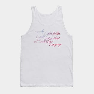 Butterfly Language Tank Top